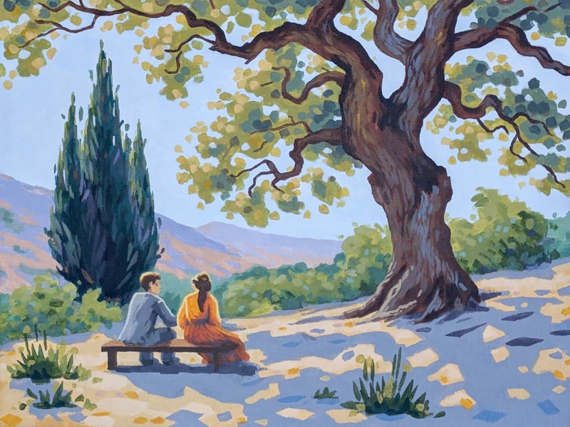 Jessica Geist's painting for On Marriage