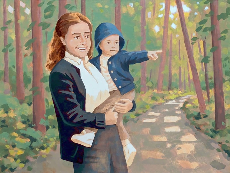 Jessica Geist's painting for On Children
