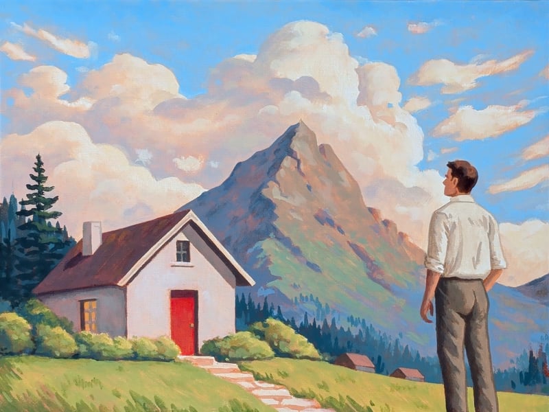 Jessica Geist's painting for On Houses