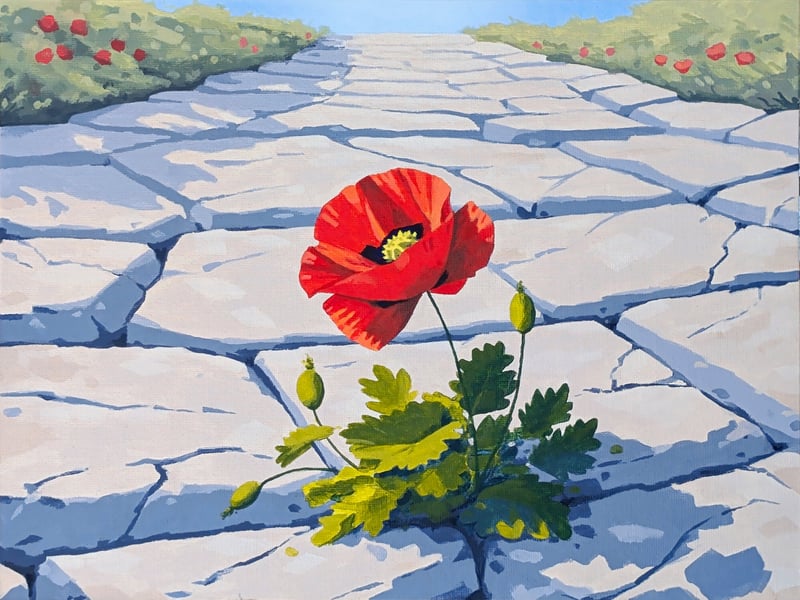 Jessica Geist's painting for On Freedom