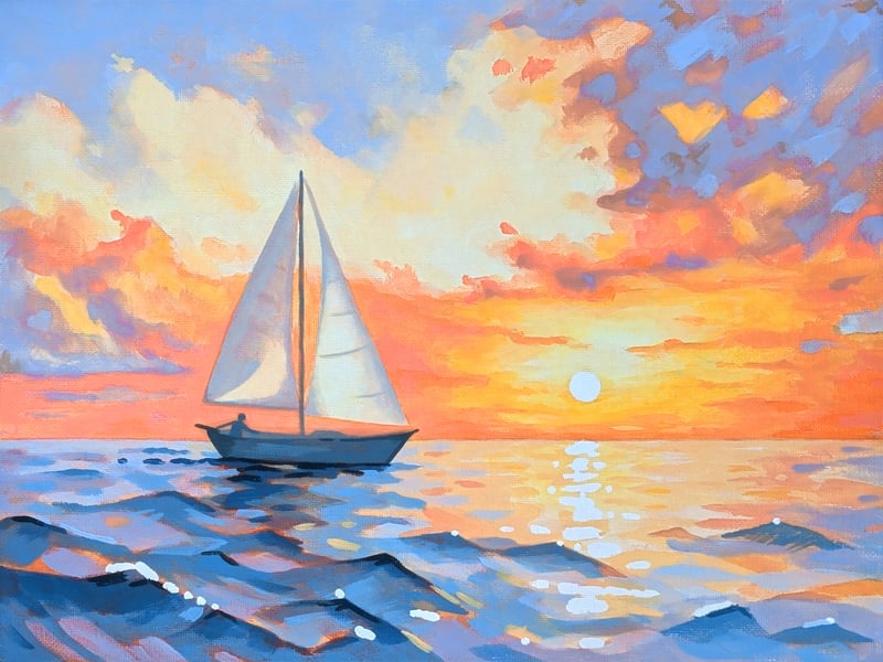 Jessica Geist's painting for On Reason and Passion