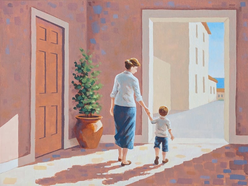 Jessica Geist's painting for On Teaching