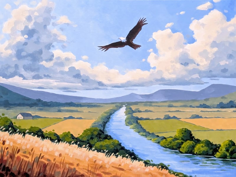 Jessica Geist's painting for On Talking